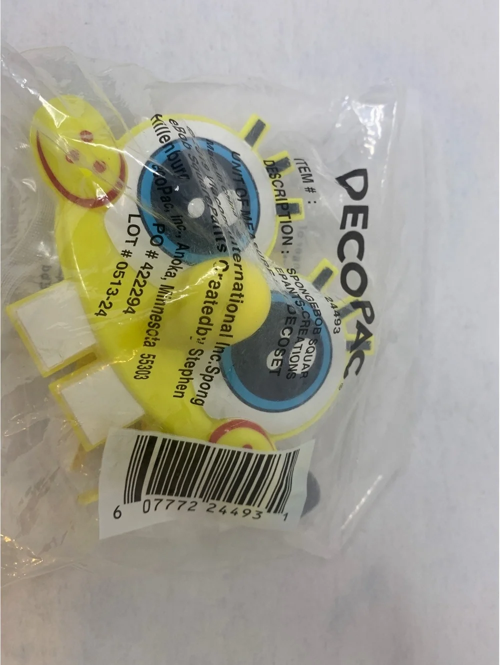 DecoPac SpongeBob SquarePants Cake Decoration Set - New in Package